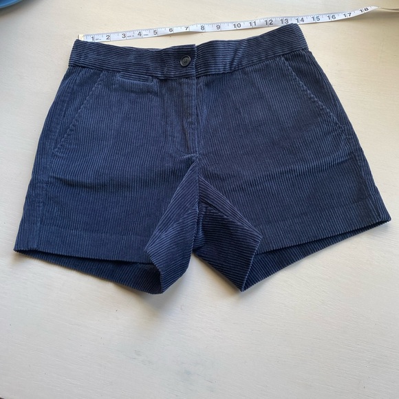 NWT/J. Crew Navy Blue Corduroy Shorts Size 2 - Picture 3 of 8